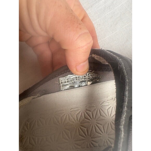 Keen Kids Girls size 13 Moxie Black/Vapor Mary Jane Flats HookLoop sandals - Picture 3 of 4